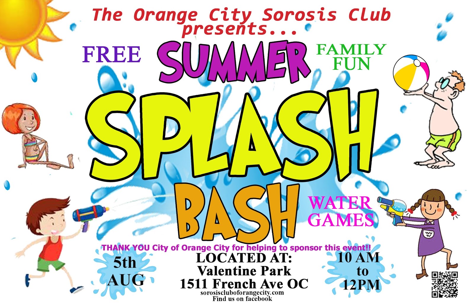Sorosis Club of Orange City #1 for Children: Summer Splash Bash