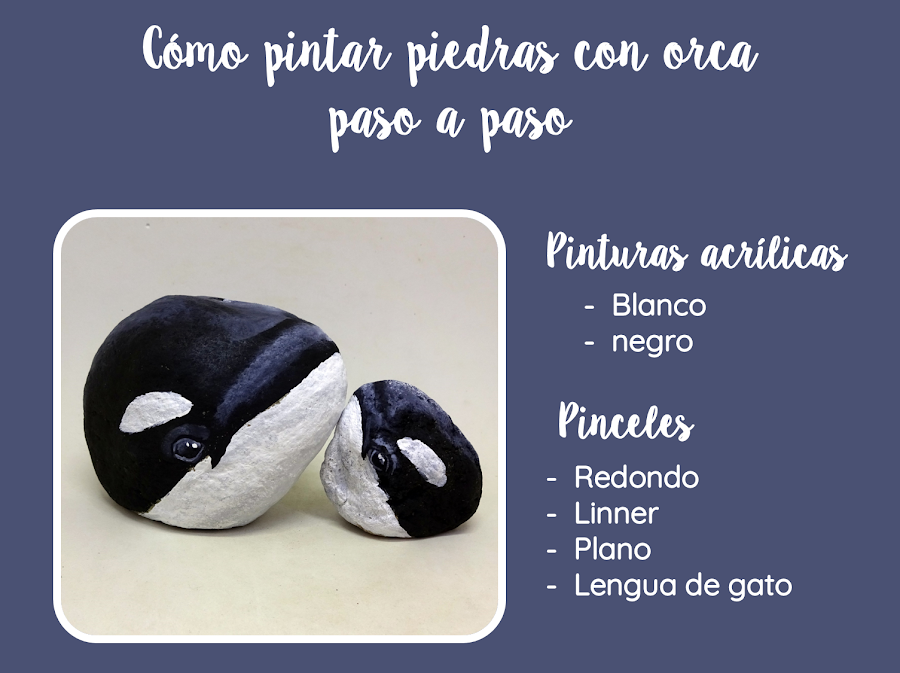 COMO PINTAR PIEDRAS CON ORCA PASO A PASO