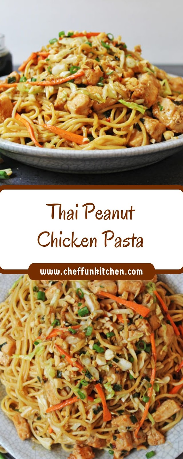 Thai Peanut Chicken Pasta Thai Peanut Chicken Pasta