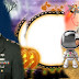 Fotomontajes Infantiles psd capitán y su astronauta
