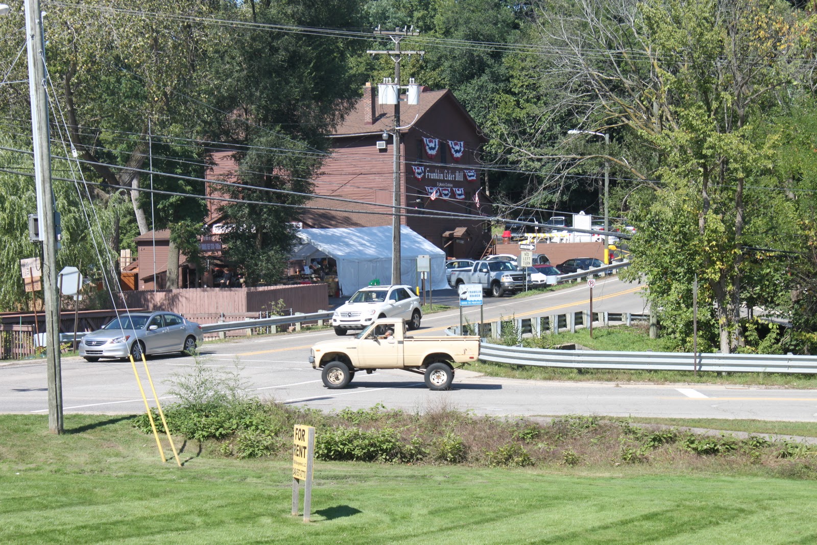 Getting into Truffle Franklin Village, Michigan.