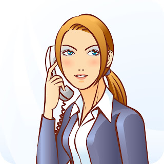 Gambar contoh percakapan reservasi hotel melalui telepon