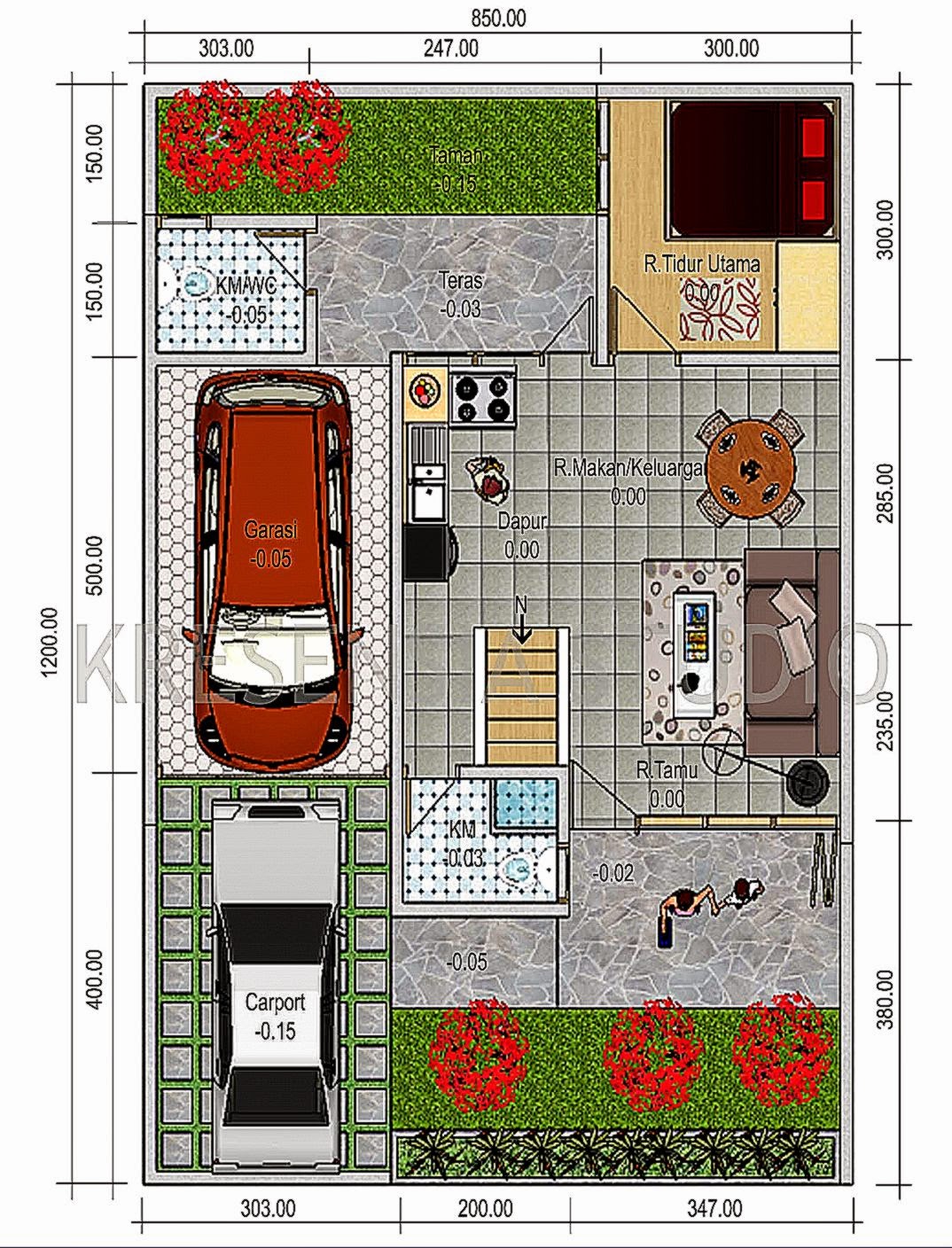 Sketsa Rumah Minimalis 1 Lantai Design Rumah Minimalis