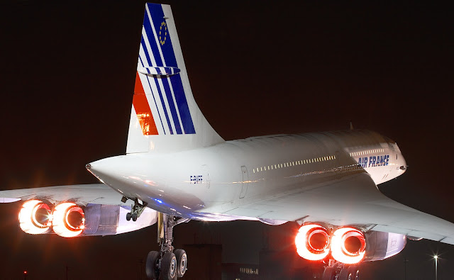 Air France Concorde Fake Afterburner