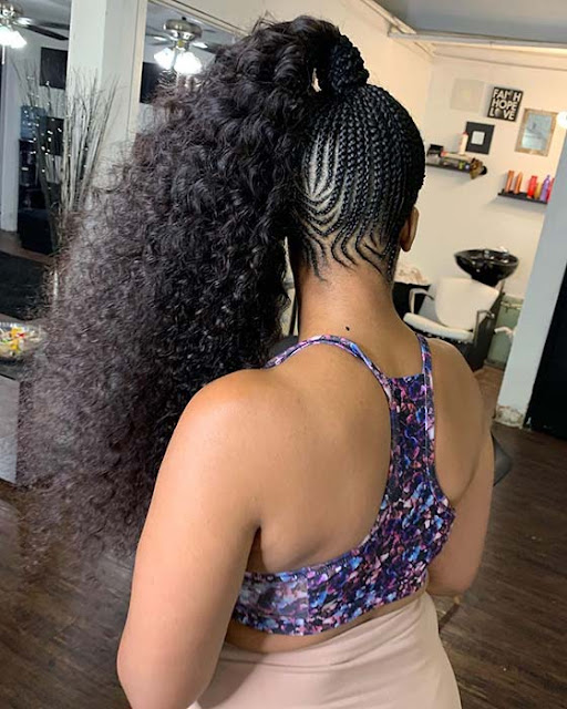 29+ Ways to Create Black Sleek Ponytail Hairstyles Ideas To Copy In 2020 Add a pop of color to your hair with a coiffure like this one 29+ Ways to Create Black Sleek Ponytail Hairstyles Ideas To Copy In 2020