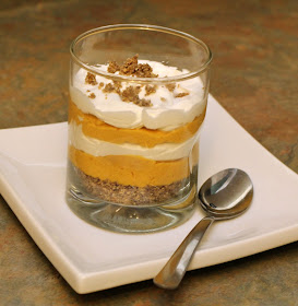 pumpkin cheesecake trifle - at www.turtlesandtails.blogspot.com