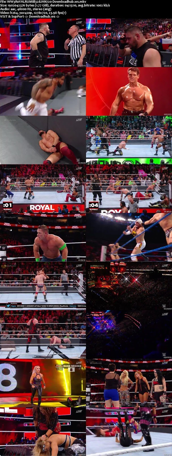 WWE Royal Rumble 28 January 2018 720p WEBRip Download