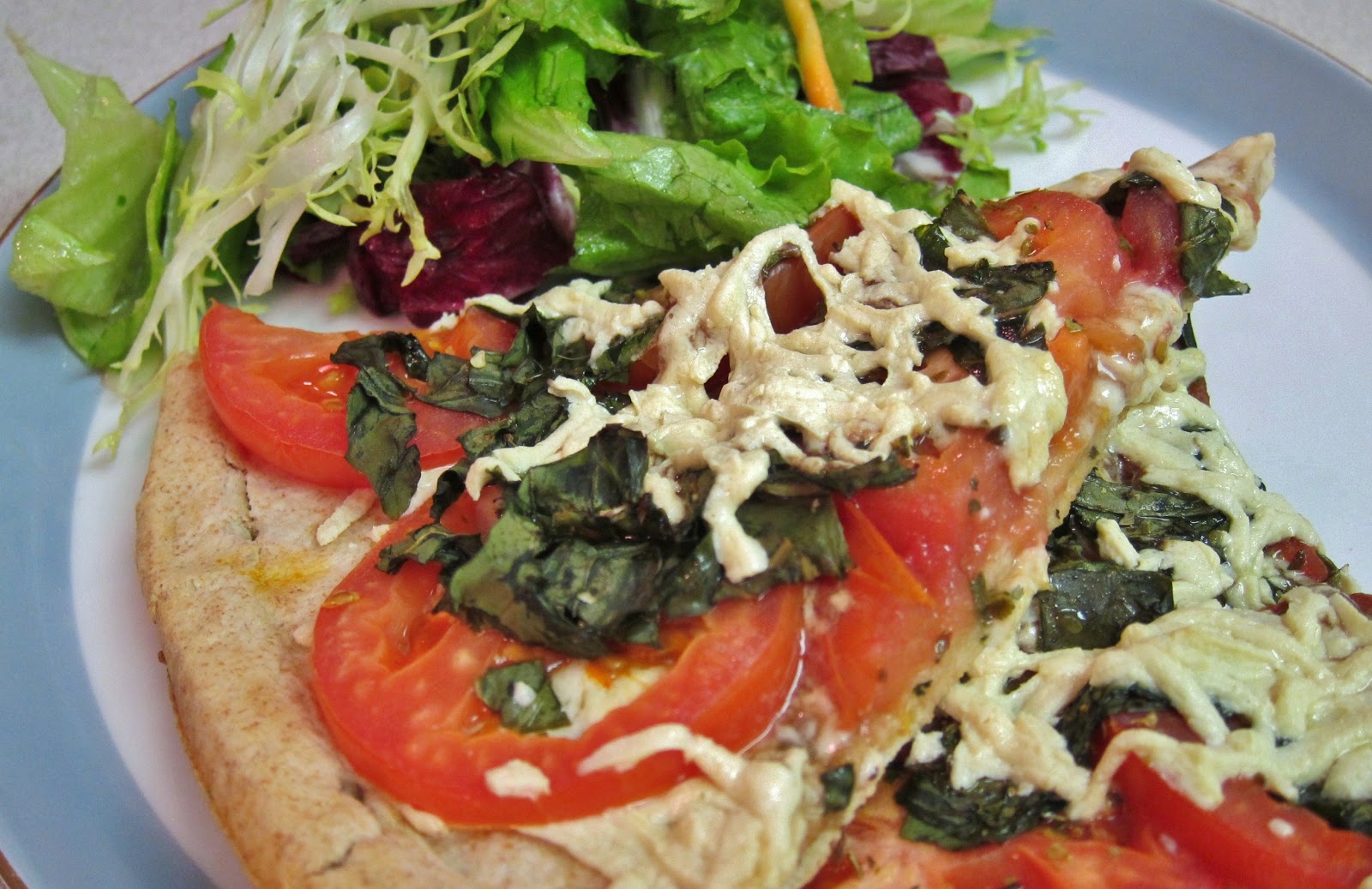 The Vegan Chronicle TomatoBasil Pizza