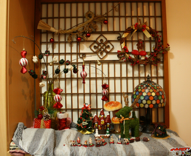 ボタンのくらし ※ クリスマスの玄関飾り※2019