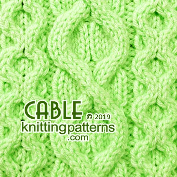 Knit Aran Stitches, Free #Knitting Pattern 