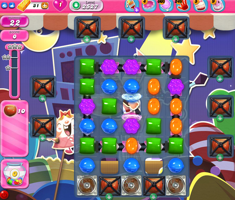 Candy Crush Saga level 2527 Candy Crush Saga level 2527