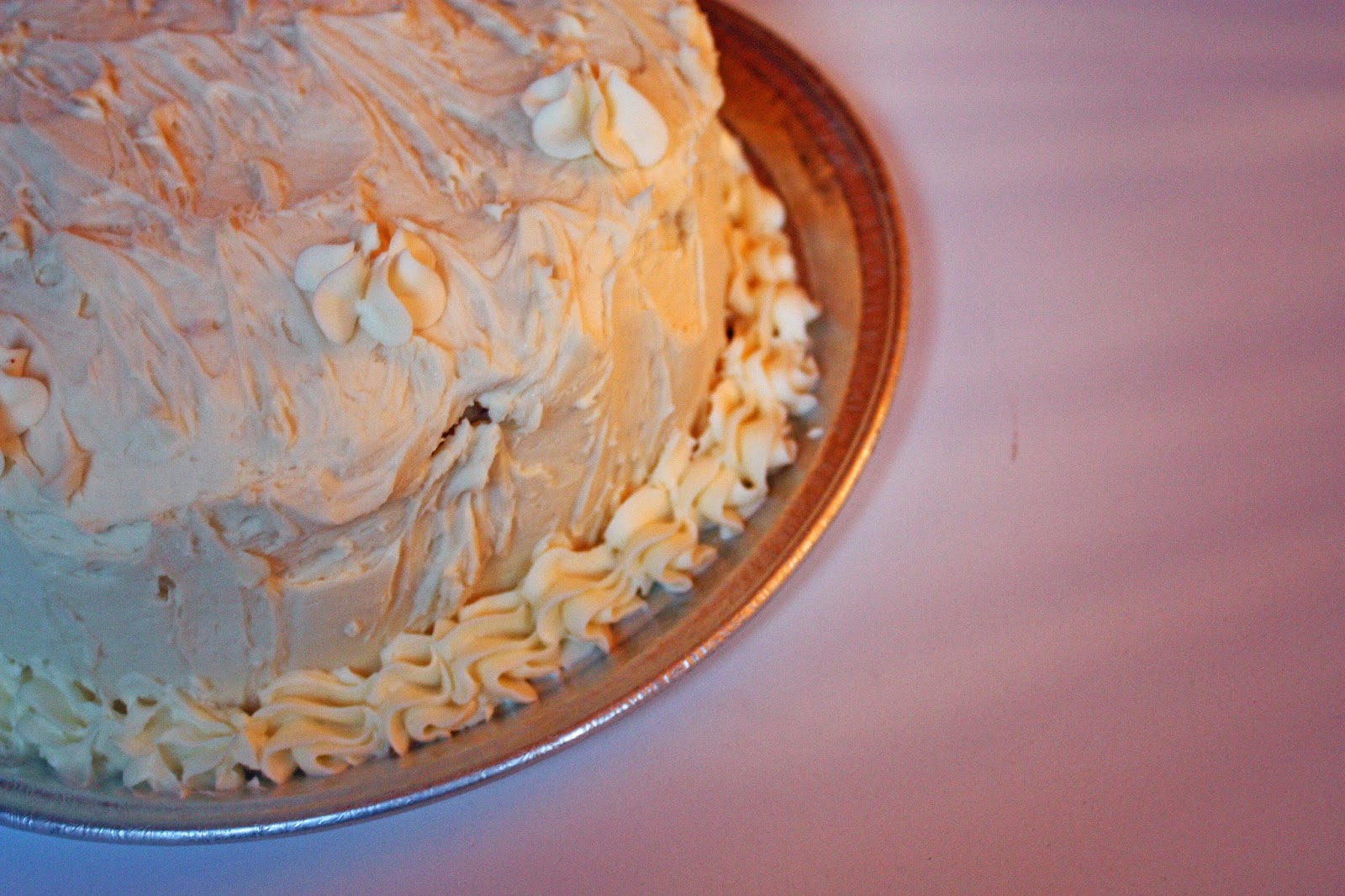 vegan vanilla layer cake