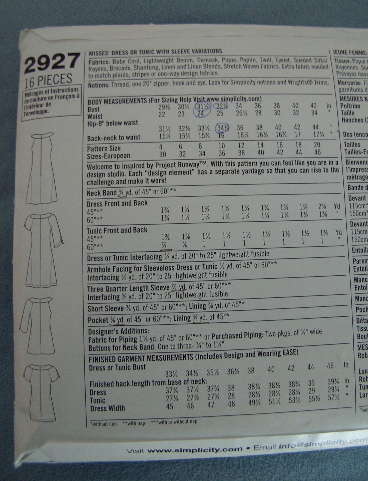 How to Make a Dress - Part One: Your Sewing Pattern Envelope