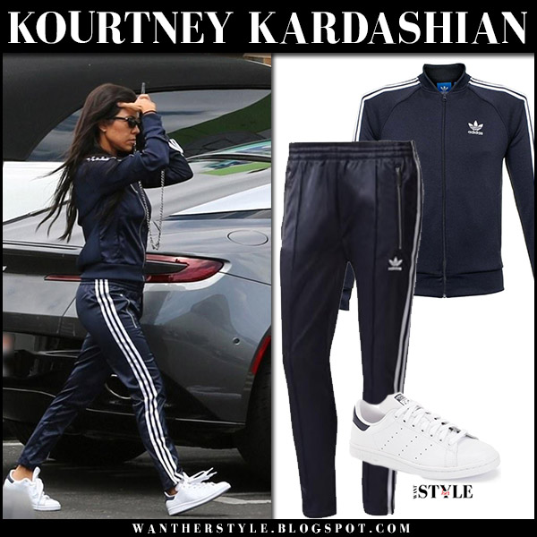 kourtney kardashian adidas pants