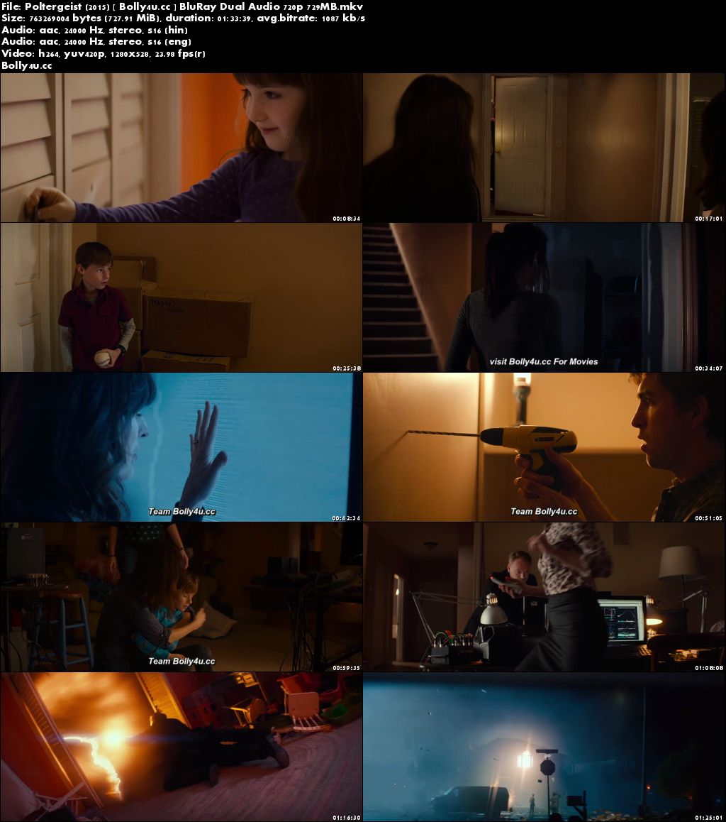 Poltergeist 2015 BluRay 700MB Hindi Dual Audio 720p Download