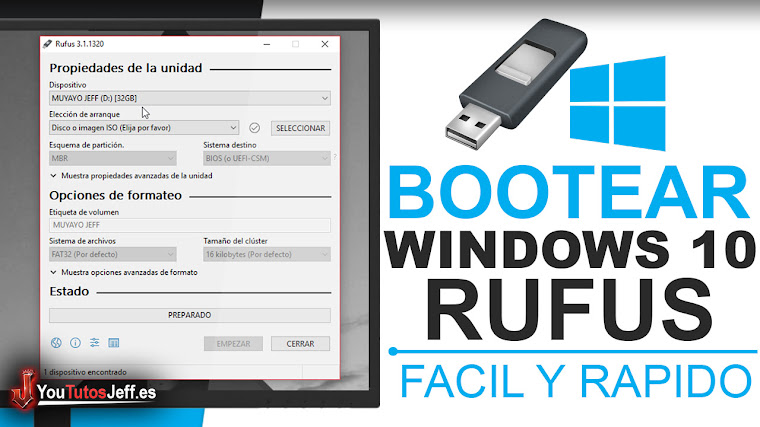 Como Bootear Windows 10 en USB con Rufus