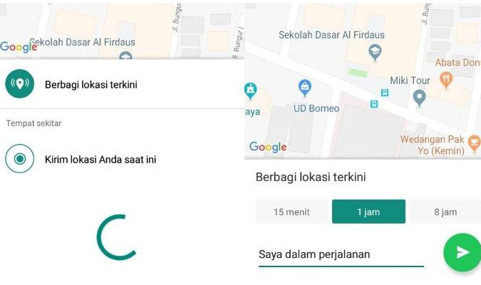 Tutorial Berbagi Lokasi secara Real Time lewat WhatsApp Tutorial Berbagi Lokasi secara Real Time lewat WhatsApp