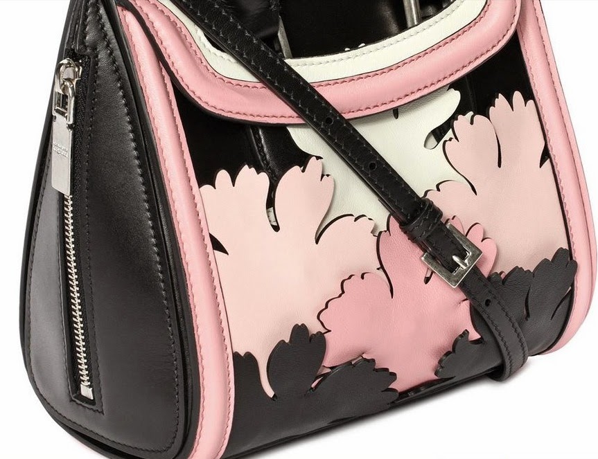 3D Geisha Pink Floral Handbag