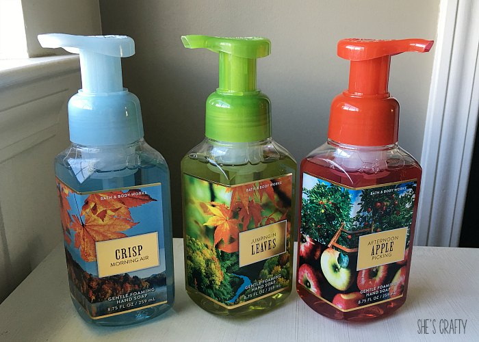 monthly favorites, bath and body works fall scents