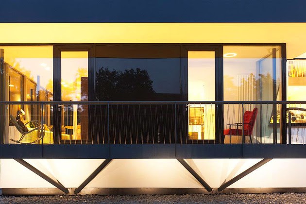 Desain Rumah Modern Dengan Lantai Atas Melengkung Desain Rumah Modern Dengan Lantai Atas Melengkung