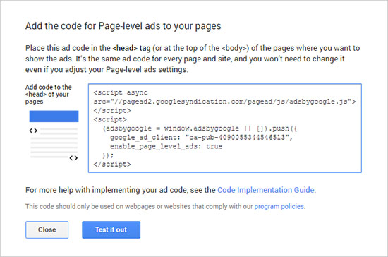 Kode Page Level Ads Apa Itu Page Level Ads Pada Google Adsense
