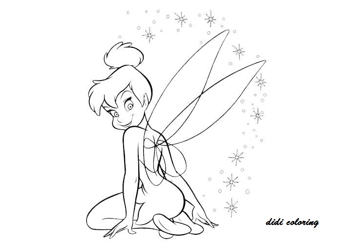 walt disney fairies coloring pages - photo #39
