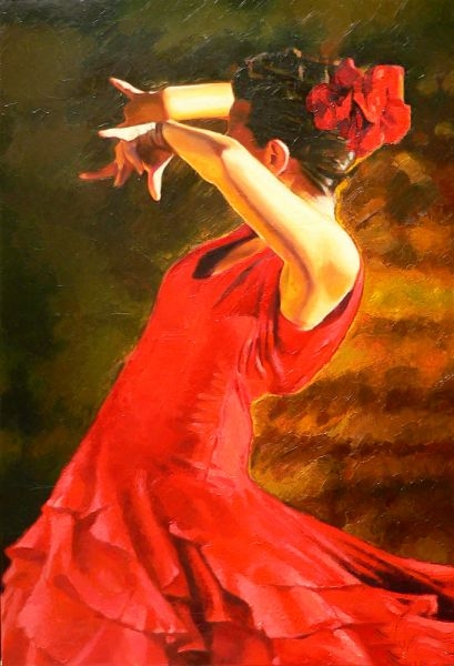 Alexey Slusar Ukrainian painter Flamenco dancers Tutt'Art@ () Alexey Slusar Ukrainian painter Flamenco dancers Tutt'Art@ ()