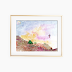 Mystical Landscape Watercolor Painting