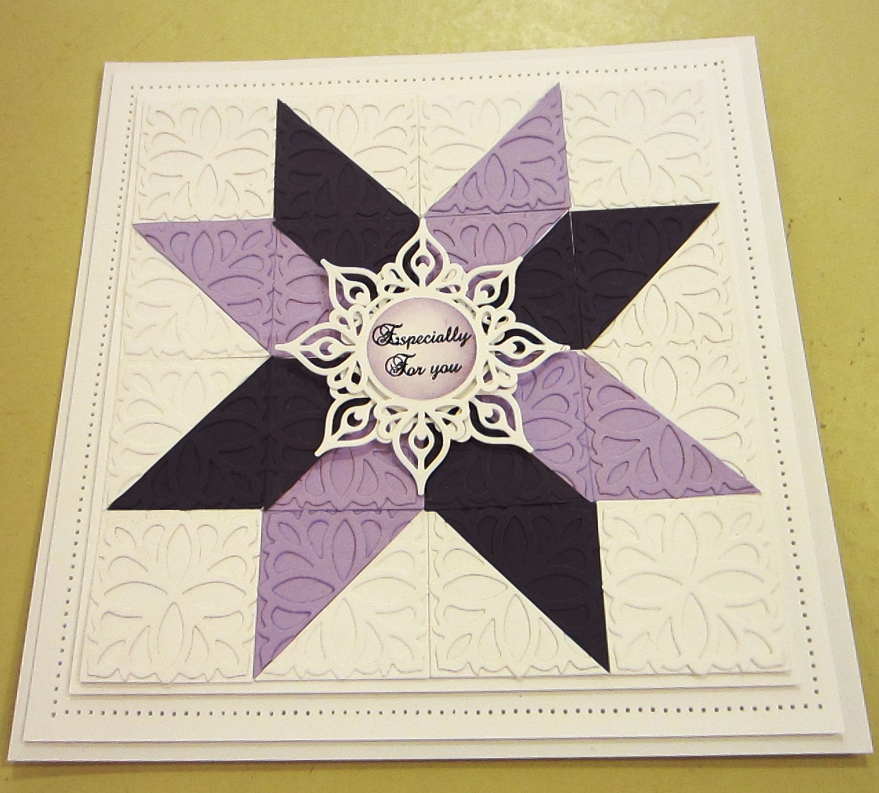 PartiCraft (Participate In Craft) Quilt Card Tutorial