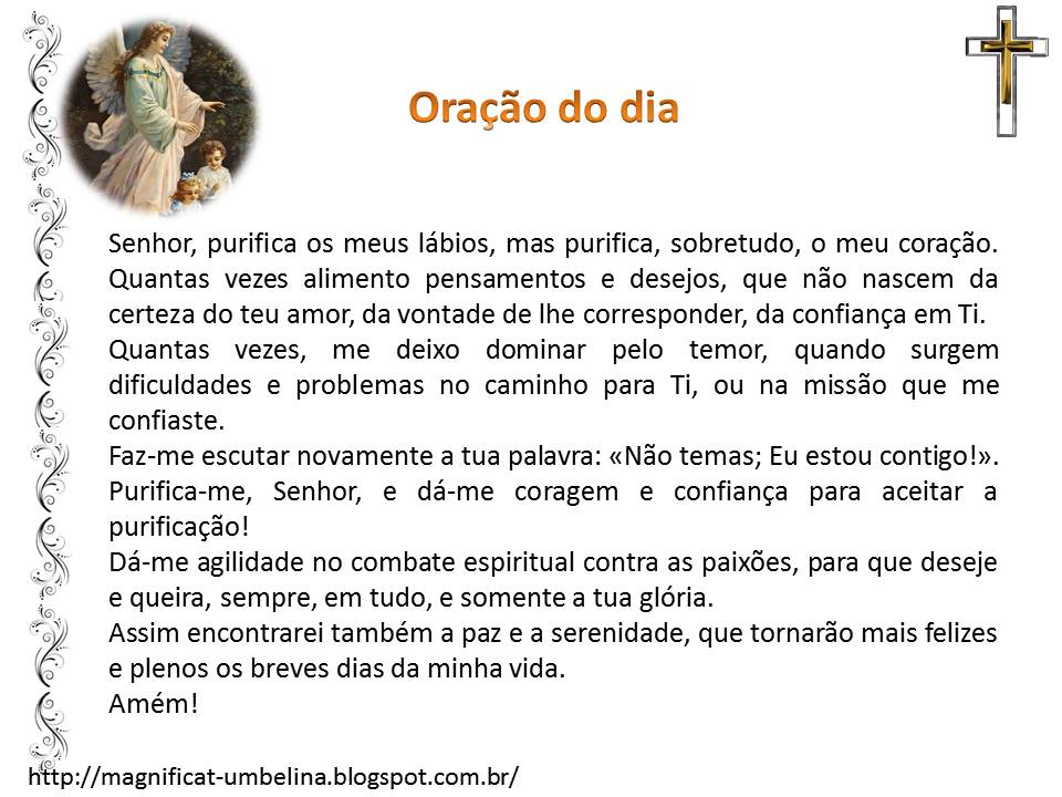 Magnificat Oração do Dia Magnificat Oração do Dia