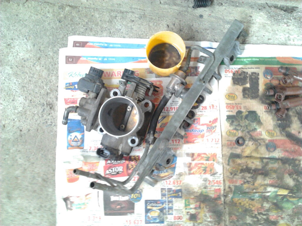 DIY {Aditia Ekalaya} Menurunkan intake manifold dan memperbaiki