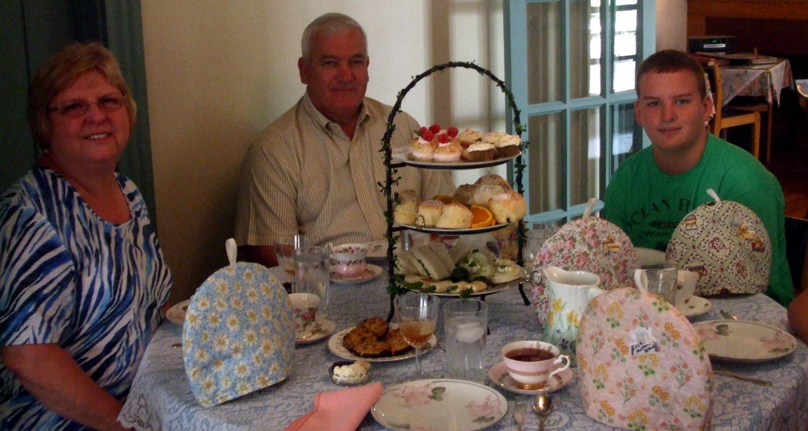 Rosemary's Sampler Taking Tea in Mechanicsburg