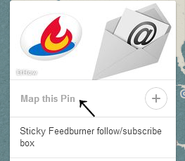 Add map location to a pin.