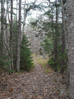 Stone Tower, Eagle Lake, Acadia National Park abandoned water tower