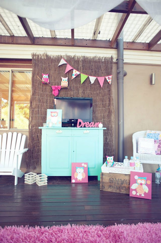 Kara s Party Ideas Night Owl Sleepover Birthday Party  - 30