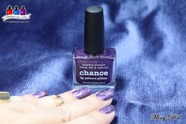Chance, Holográfico, Limited Edition, Magnético, Mony D07, Opulence Shades, Picture Polish, Roxo, Seche Vive, 