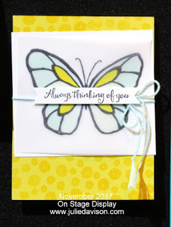 Stampin' Up! Beautiful Day Thinking of You Butterfly Card with Stampin' Blends ~ 2018 Occasions Catalog 