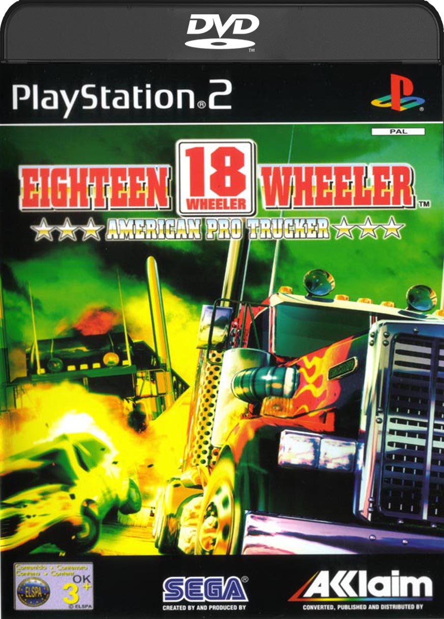 18 Wheeler: American Pro Trucker (2000) Jogo PlayStation 2 18 Wheeler: American Pro Trucker (2000) Jogo PlayStation 2