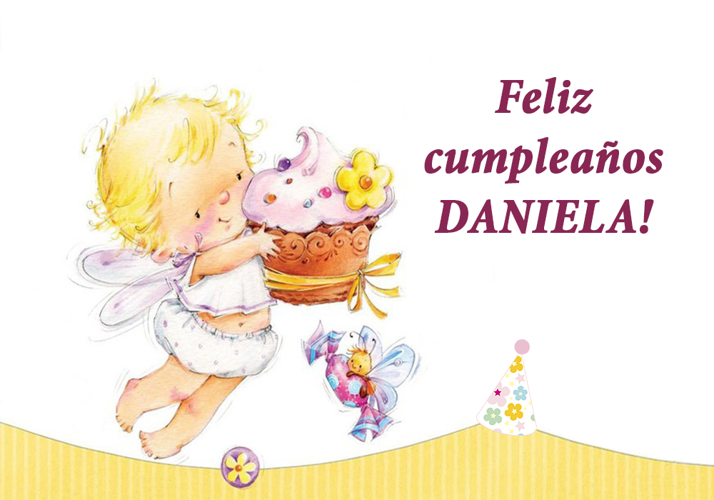 Feliz cumpleaños Daniela.