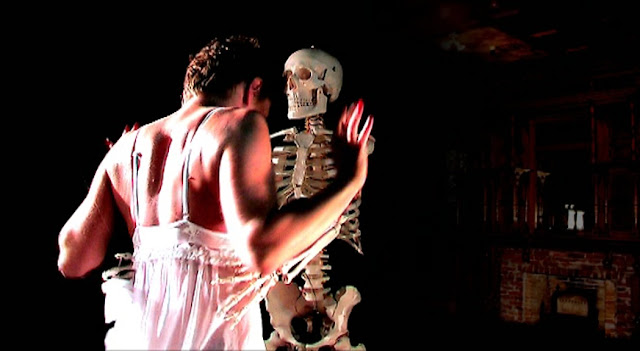 Skeleton adn slut Stripped Bitch