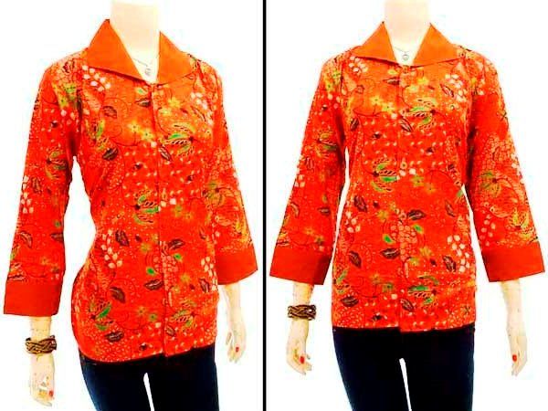 Model Blouse Batik Atasan Wanita Modern Untuk Kerja Model Blouse Batik Atasan Wanita Modern Untuk Kerja