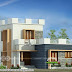 Flat roof modern house design in 1650 sq-ft area
