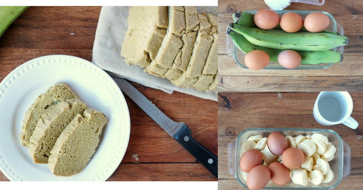 AgroMade Make Plantain Bread Recipe with just 5 ingredients (Very Simple!)