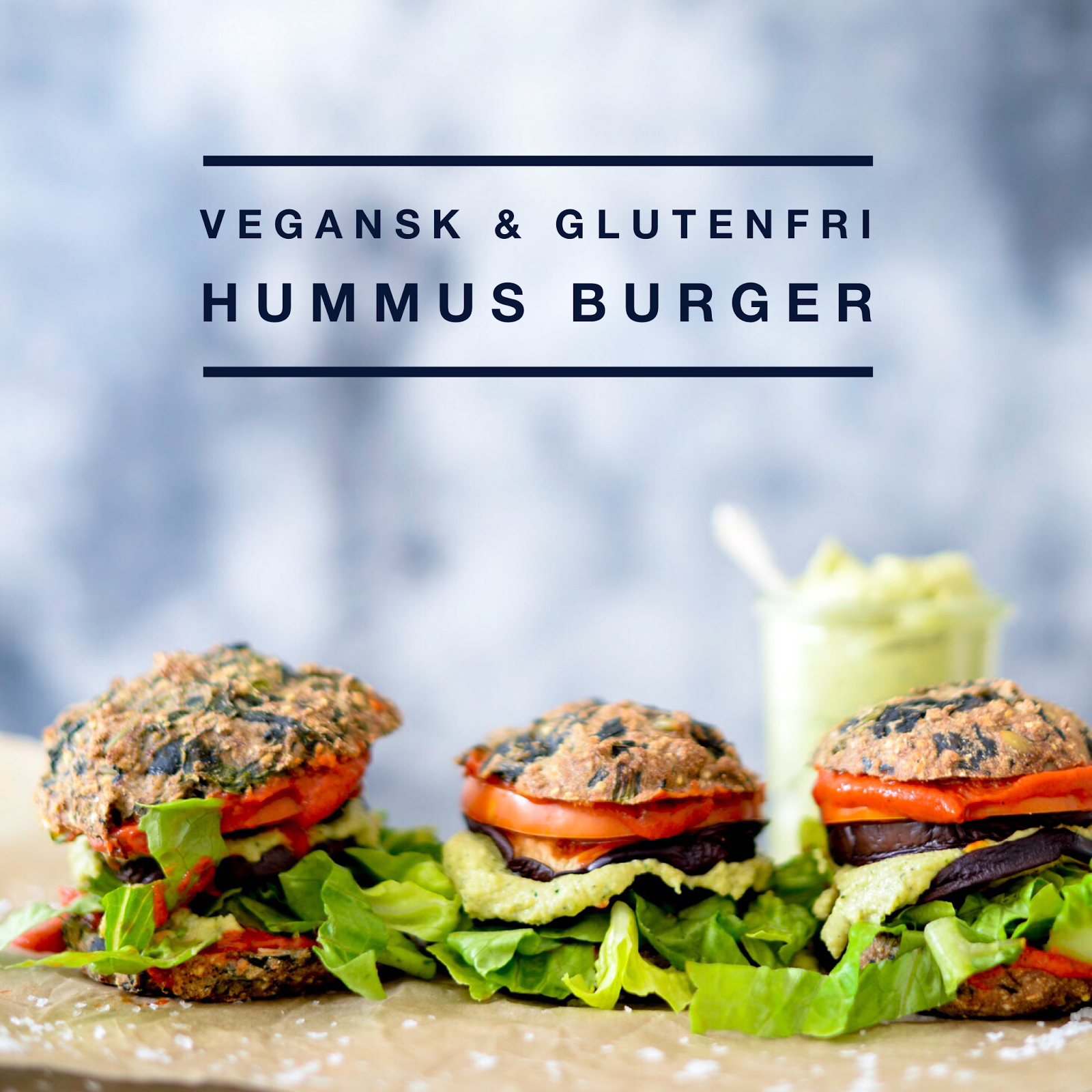 Vanløse blues..... Vegansk & Glutenfri Hummus Burger