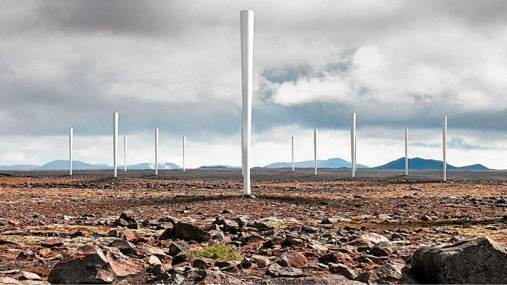 Molinos de viento sin aspas