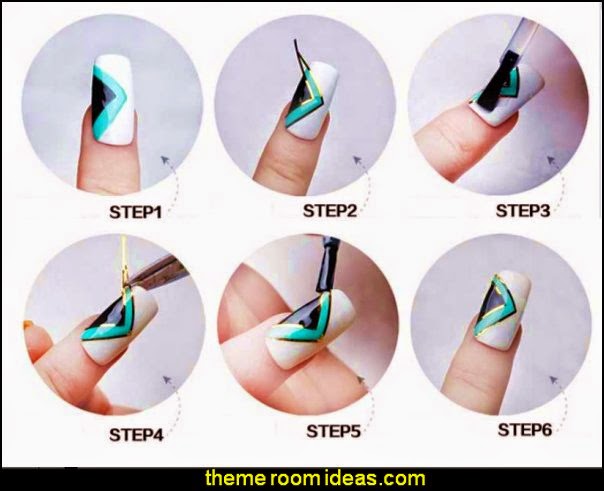 Striping Tape Line Nail Art Sticker Tools - nail stickers - nail design ideas