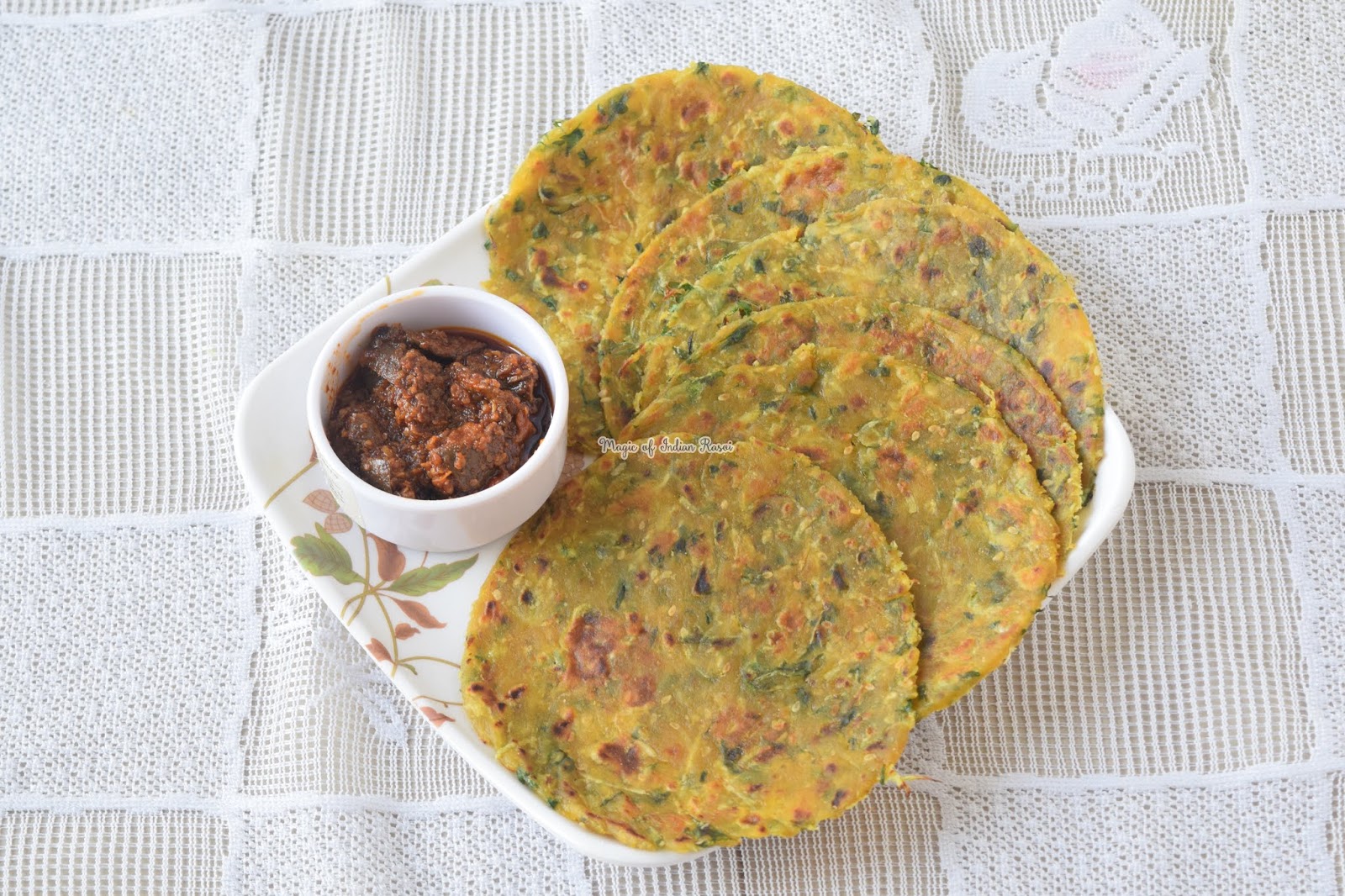 Dudhi Thepla Recipe Lauki Paratha Magic of Indian Rasoi