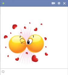 Facebook Kiss Emoticon