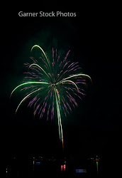 fireworks vertical lake night fine