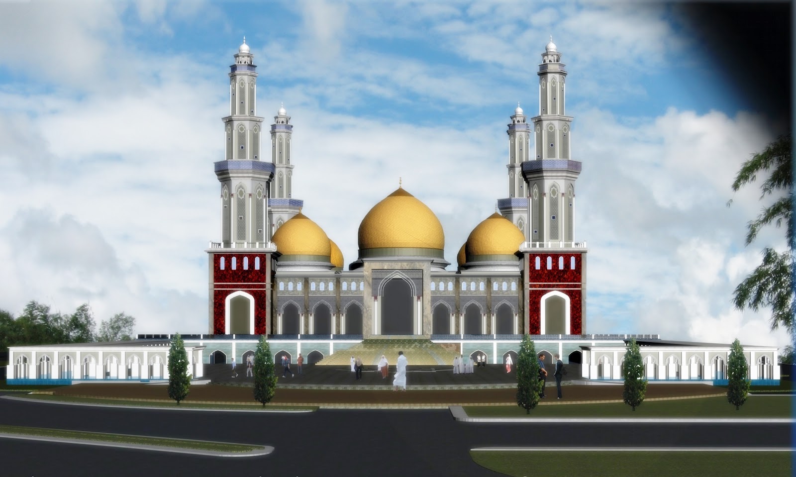 Gambar Mesjid Agung Aceh Tamiang